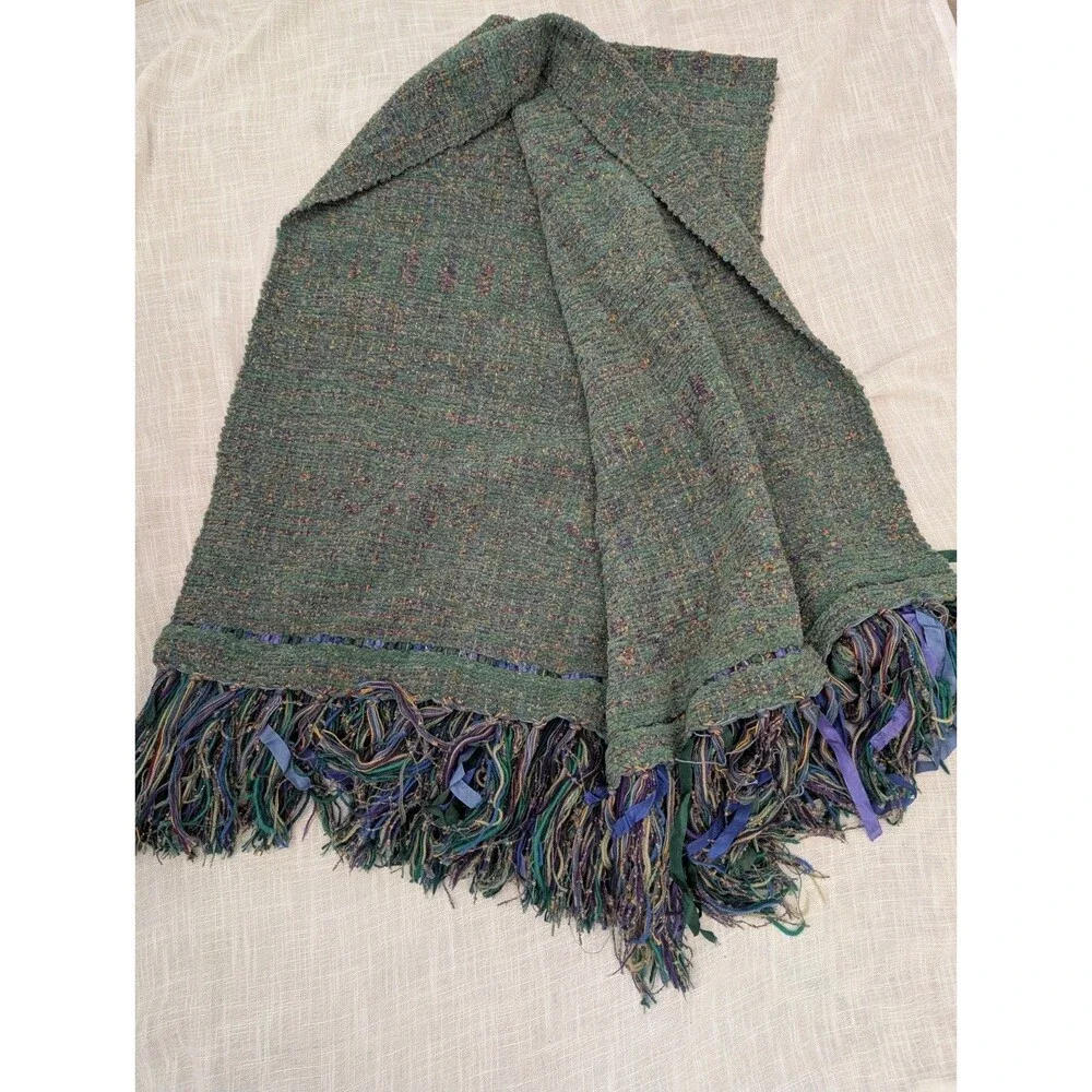 Gretel Underwood Handwoven Serape Stripe Throw Size 23